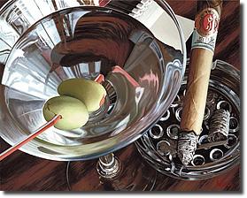 Martini Cigar by Thomas Arvid