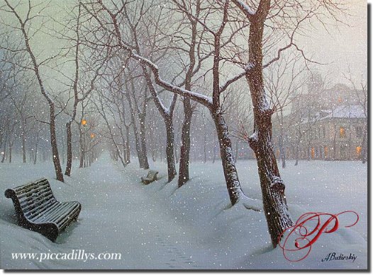 Image of painting titled December's Song by artist Alexei Butirskiy