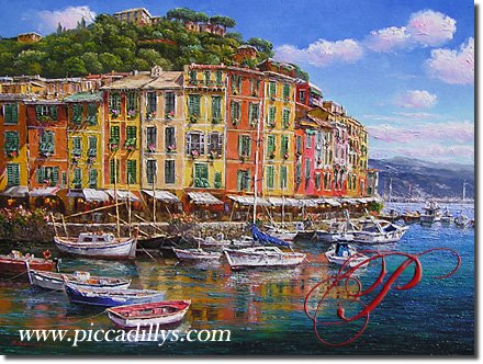 Portofino Reflections By Sam Park