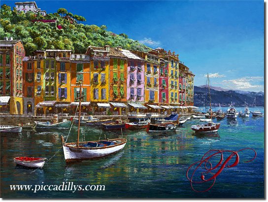 View of Portofino By Sam Park