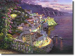 Amalfi Night by Sam Park