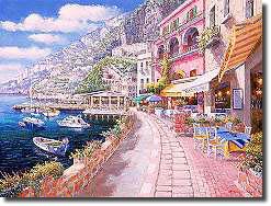 Dockside at Amalfi by Sam Park