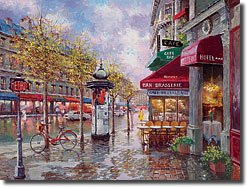 Rainy Day in Paris by Sam Park