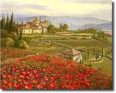 Tuscany Poppy Fields by Sam Park
