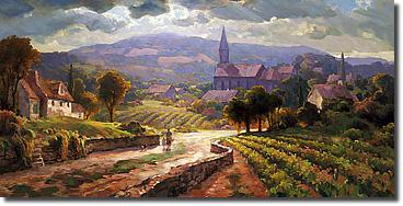 Alsace Morning by Leon Roulette