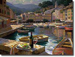 Harborside At Portofino by Leon Roulette